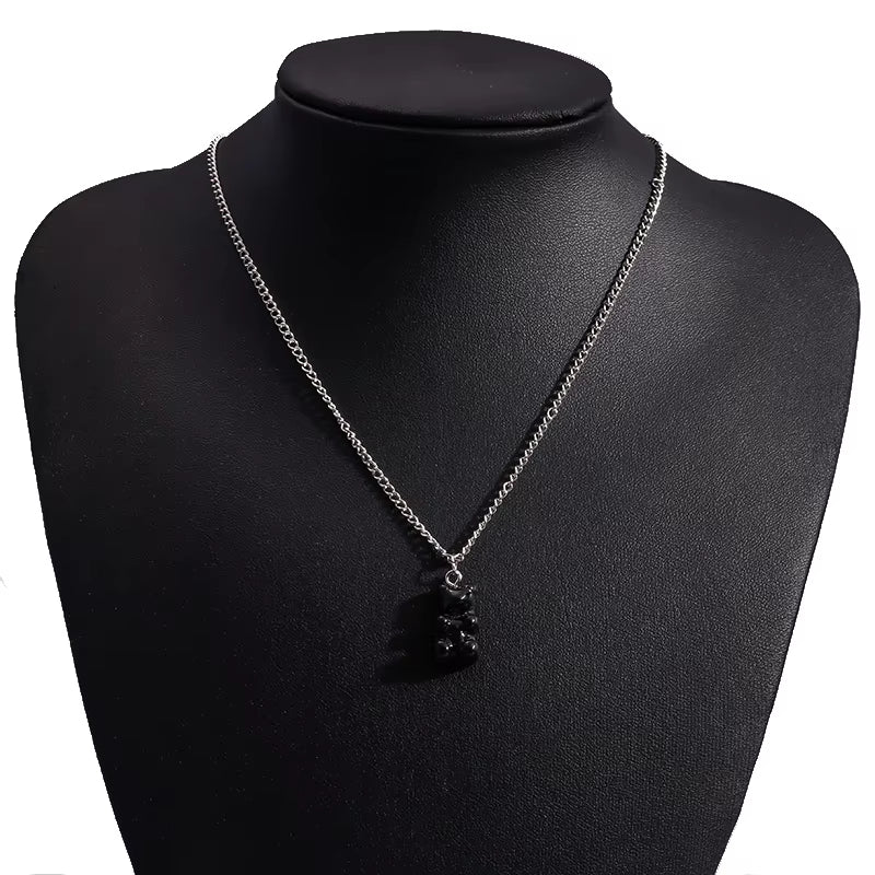 Candy Colors Gummy Bear Necklace 