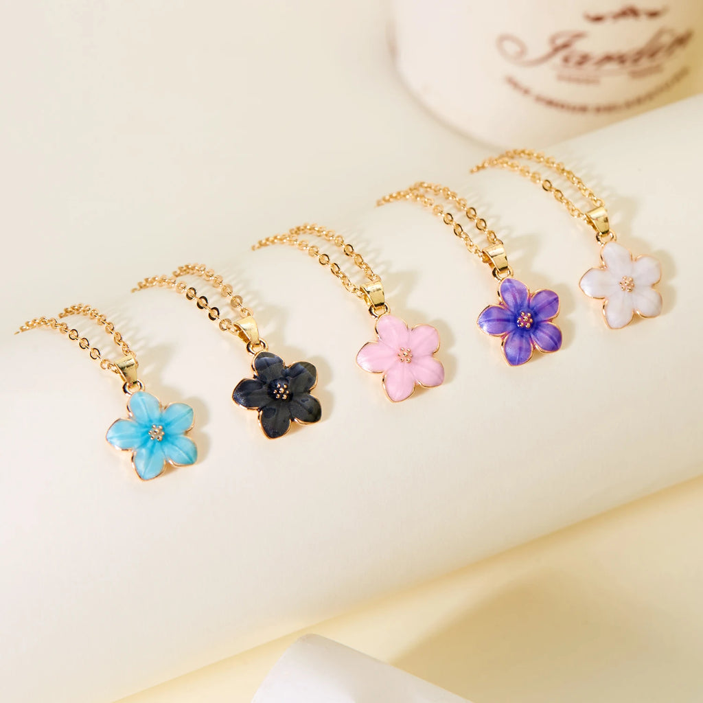 Cherry Blossom Flower Necklace