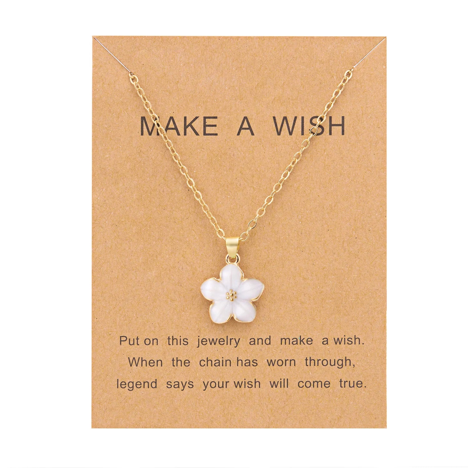 Cherry Blossom Flower Necklace