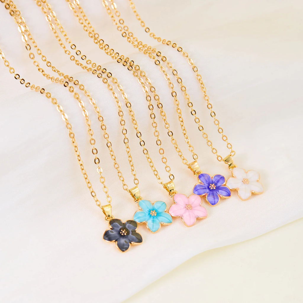 Cherry Blossom Flower Necklace
