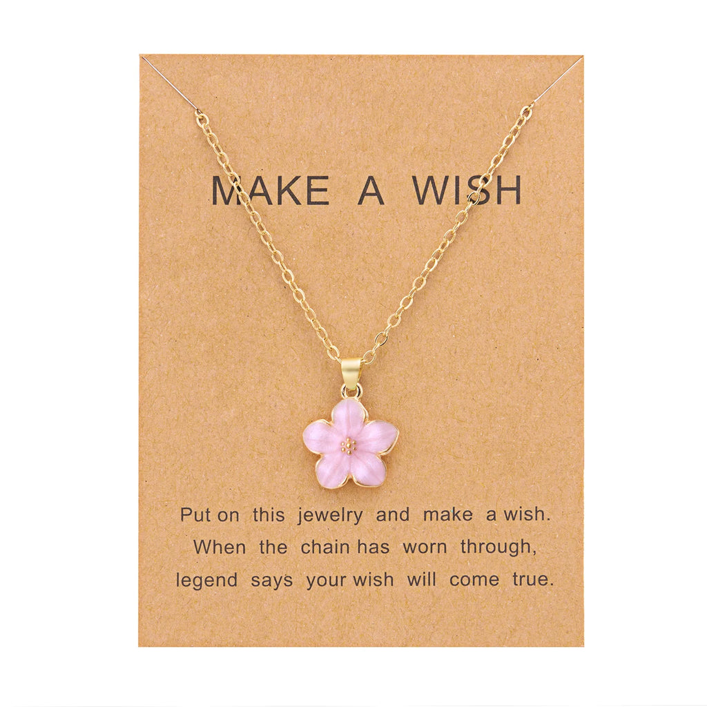Cherry Blossom Flower Necklace